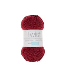 Pelote à tricoter TWIST - 100gr - Trimits 07 Rouge