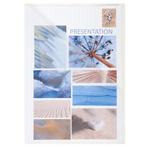 Etui carton de 100 pochettes coin Stop doc polypropylène lisse 11/100e - A4 - Cristal - Exacompta