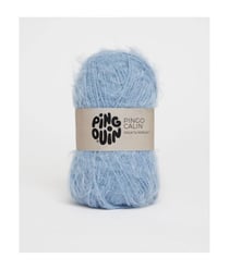 Pelote à tricoter PINGO CALIN - certifié Oeko-Tex - Pingouin Denim Bleu