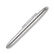 Stylo à bille - Chrome brossé - Encre noire - Pointe moyenne - Clip métal - Fisher Space Pen