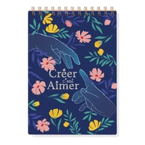 Carnet à dessin A5 à spirale - A fleur de peau - Hirondelles & Cie