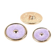 Bouton ronds colorés violet lavande