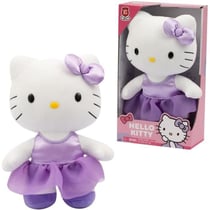 Peluche - HELLO KITTY - HKT121 - Modèle robe satin violette - 30 cm - Dès 3 ans