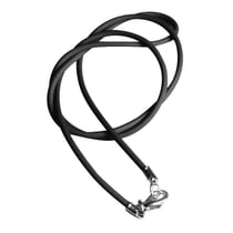 Collier en caoutchouc, 2mm 42cm, 1 pce