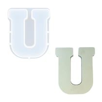 Moule en silicone 13cm x 15,5cm x 3,5cm - Lettre U