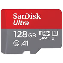 Carte mémoire MicroSDXC - SANDISK - 128 Go - 140 Mo/s - Adaptateur SD inclus