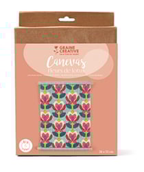 Kit Canevas Fleurs de Lotus