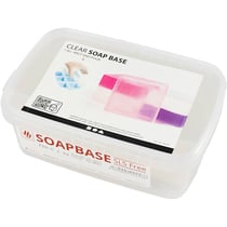 Base de savon transparente, transparent, 1 kg