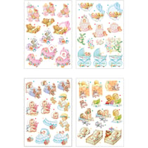 Motifs 3D, bébé, feuille 21x30 cm, 4 flles/ 1 Pq.