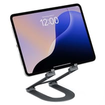 Twelve south Support Curve Mini Slate de Bureau Repliable et Ajustable pour Tablette et iPad Beige