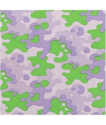 Tissu de camouflage Vert/Lilas- Rico Design de 140 cm de largeur Vert/lilas Violet vendu par 50 cm