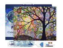 Diamond Painting Broderie Diamant Figured’Art 40x50cm toile tendue sur châssis en bois - diamants carrés - Arbre de Vie