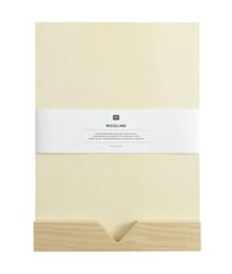 Support de bloc de sculpture pour plaque de Linol FSC 100%, 22,5 x 31 cm - Rico Design Ecru