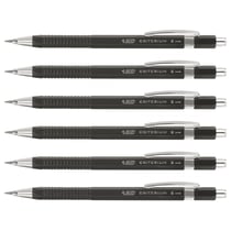 Porte-mine rechargeable BIC CRITERIUM - Corps plastique noir - Mine HB 2 mm - Lot de 6