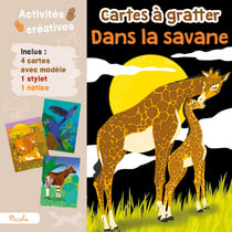 Cartes à gratter Dans la savane - Piccolia
