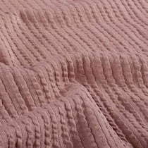 Tissu Jersey Bord Côte stretch Romy uni Mauve clair