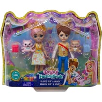 Enchantimals poupee braylee et bannon avec 2 ours - figurine 15 cm + animal - mattel gyj07