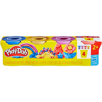 Play-Doh, Play-Doh, Pack de 4 pots de pâte à modeler - Reflets métalliques