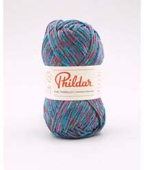 Pelote de Coton PHIL TIMBALLO - Phildar Cosmos Bleu