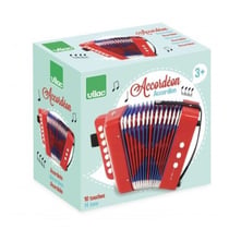 Accordéon VILAC - Plastique - Bleu - 10 touches - Portable - Dès 3 ans