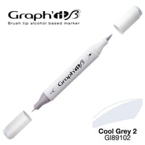 Graph'It - Marqueur manga à l'alcool Graph'it Brush 9102 Cool Grey 2