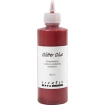 Colle à paillettes, rouge, 118 ml/ 1 flacon