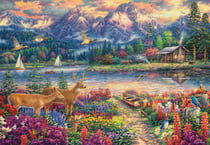 Puzzle 1500 pièces - Majesté de la Montagne Printanière - Castorland