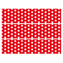 Contours de gâteaux - Pois Blanc/Rouge