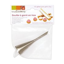 2 douilles à garnir pâtisserie - inox