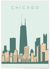 Poster Chicago | A3 : 29,7x42cm