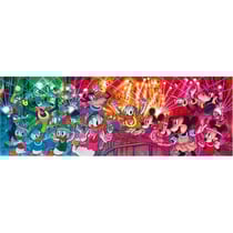 Puzzle mickey et minnie donald riri fifi loulou : soiree disco 1000 pieces - collection panorama disney - clementoni - 39660