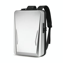 Sac À Dos Ordinateur Antivol Étanche Avec Port USB Pour PC 15.6-17.3 Pouces Argent YONIS