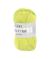 Fil à tricoter 100% coton QUATTRO - Lang Yarns 44 Vert