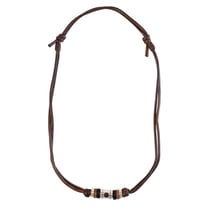 Collier Homme "Protection" argenté - Omsaé