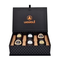 Bougies parfumées - Senteur whisky cognac et rhum - Coffret de 6 bougies - Laguiole