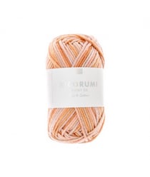 Pelote de coton RICORUMI PRINT DK 25 gr - Rico Design 03 Rose