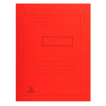 Chemise imprimée à 2 rabats Forever® 290g/m2 - 24x32cm - Rouge - x 50 - Exacompta