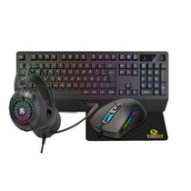 AKUMA COMBO GAMING SENTAI C01 4 EN 1 CLAVIER SOURIS CASQUE TAPIS