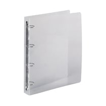Classeur 4 anneaux 30 mm polypropylène Crystal - A4 maxi - Cristal - x 20 - Exacompta
