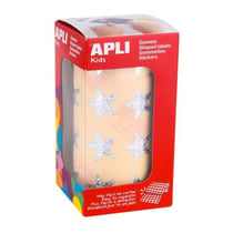 Apli Agipa - Gommettes rouleau Étoile 20 mm Holographique x 1 416