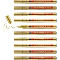 Lot de 10 Marqueurs Peinture 780 Or Pointe Fine 0,8 mm EDDING