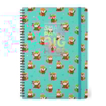 cahier a lignes spirale Maxi red panda