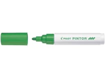 Lot de 6 marqueurs à pigment PILOT PINTOR pointe ogive moyenne vert clair