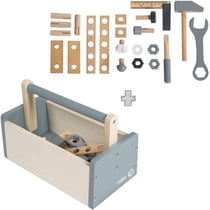 Boîte à outils en bois pour enfant - 22 pièces - Roba