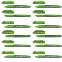 Lot de 12 Stylos Roller Encre Gel Effaçable FriXion Ball 0,7 Citron Vert