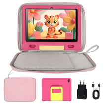 Tablette enfant KOTSREN Android 15 plastique rose 10,1 pouces