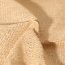 Tissu Toile de Jute Naturel Terralys uni beige