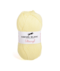 Fil à tricoter UTTACRYL - Cheval Blanc 43 CITRON