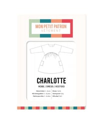 Patron enfant de la Robe Charlotte - Mon petit Patron taille n°FR 36-48