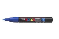 Lot de 12 Marqueurs pointe conique extra-fine POSCA PC1MC 0,7 - 1mm Bleu Foncé POSCA